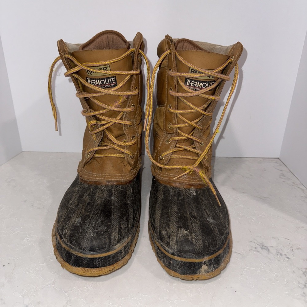Ranger Thermolite Boots Men's Size 11 Waterproof Steel Shank Leather Top
